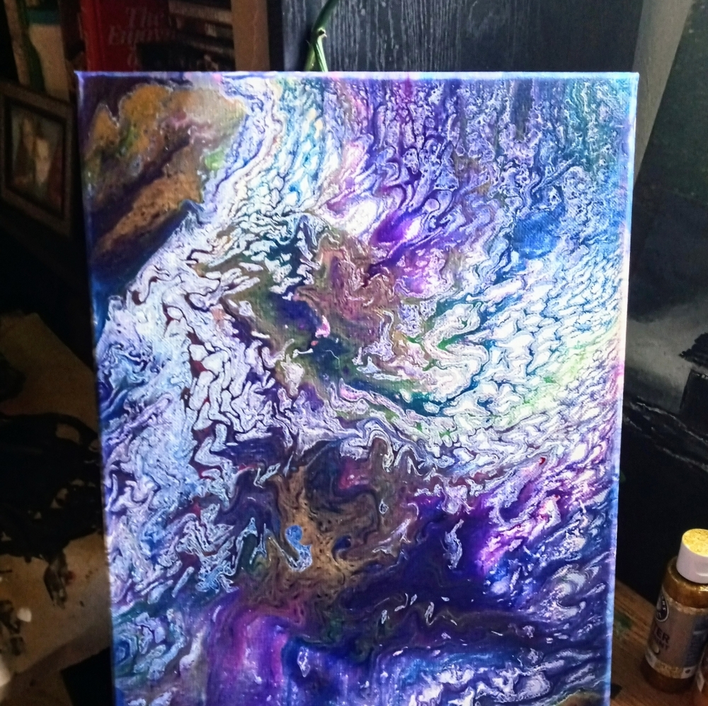 "The Abyss" acrylic art work